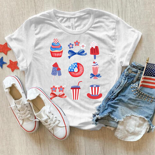 4th of July Sweets collage infant toddler and child