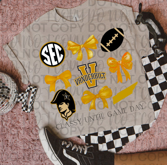 Vanderbilt bow collage