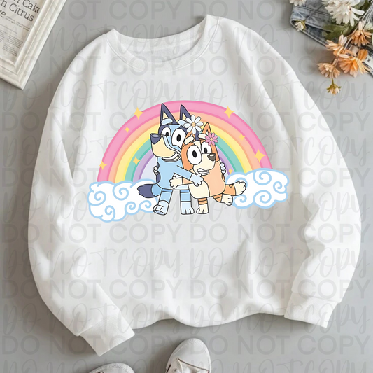 Bluey rainbow infant toddler and child