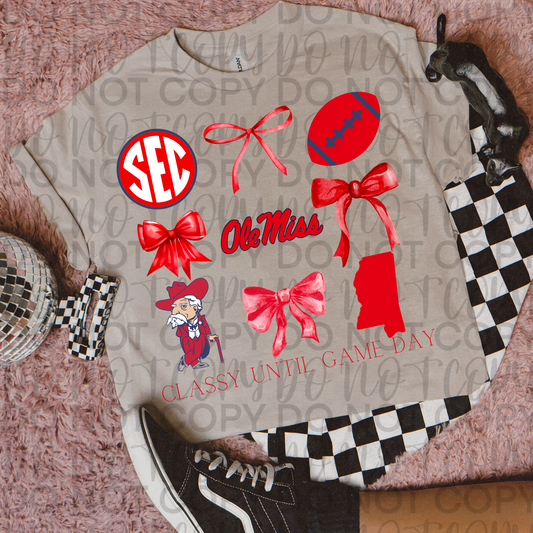 Ole Miss bow collage