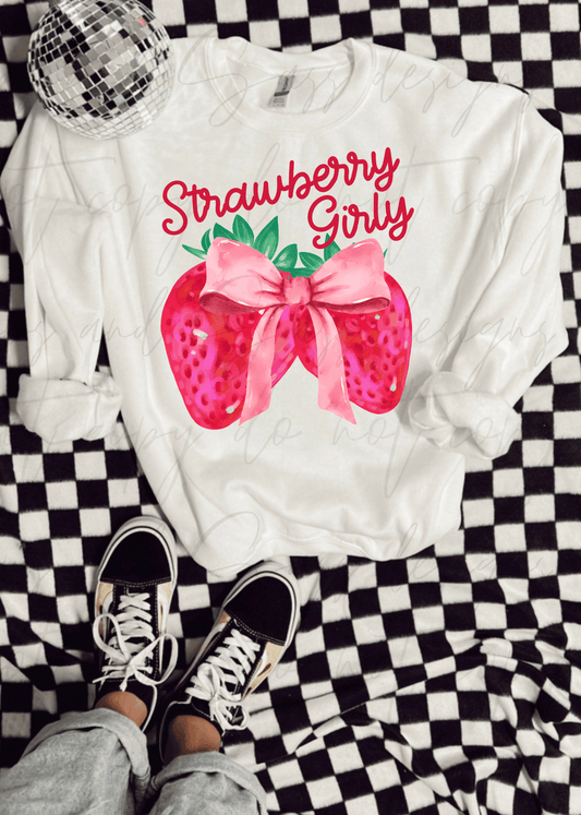 Strawberry girly infant toddler and child