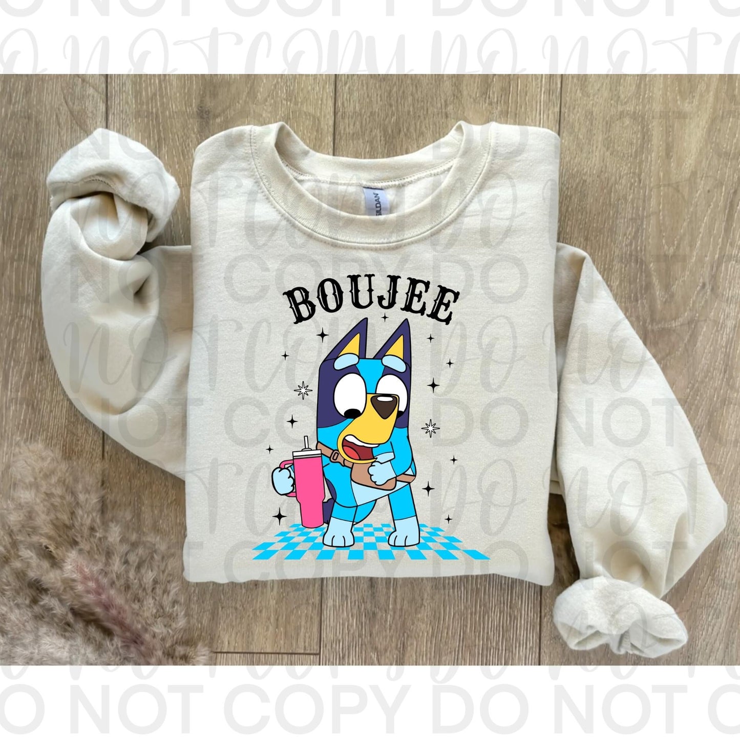 Boujee bluey infant toddler and child