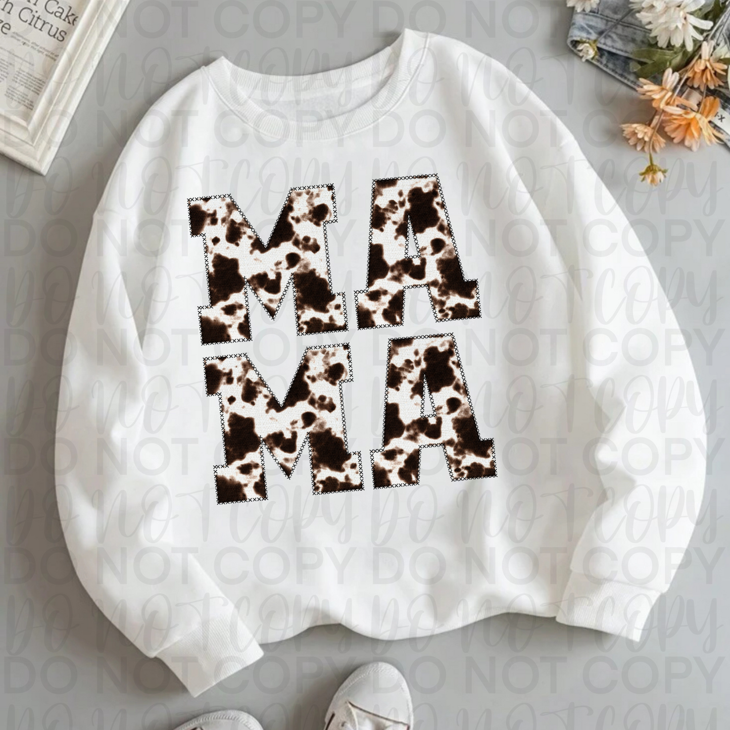 Mama cow print