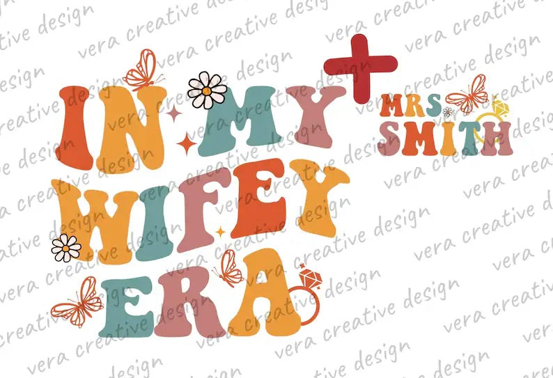 Custom Wifey Shirt Mrs. Pocket Design ONLY