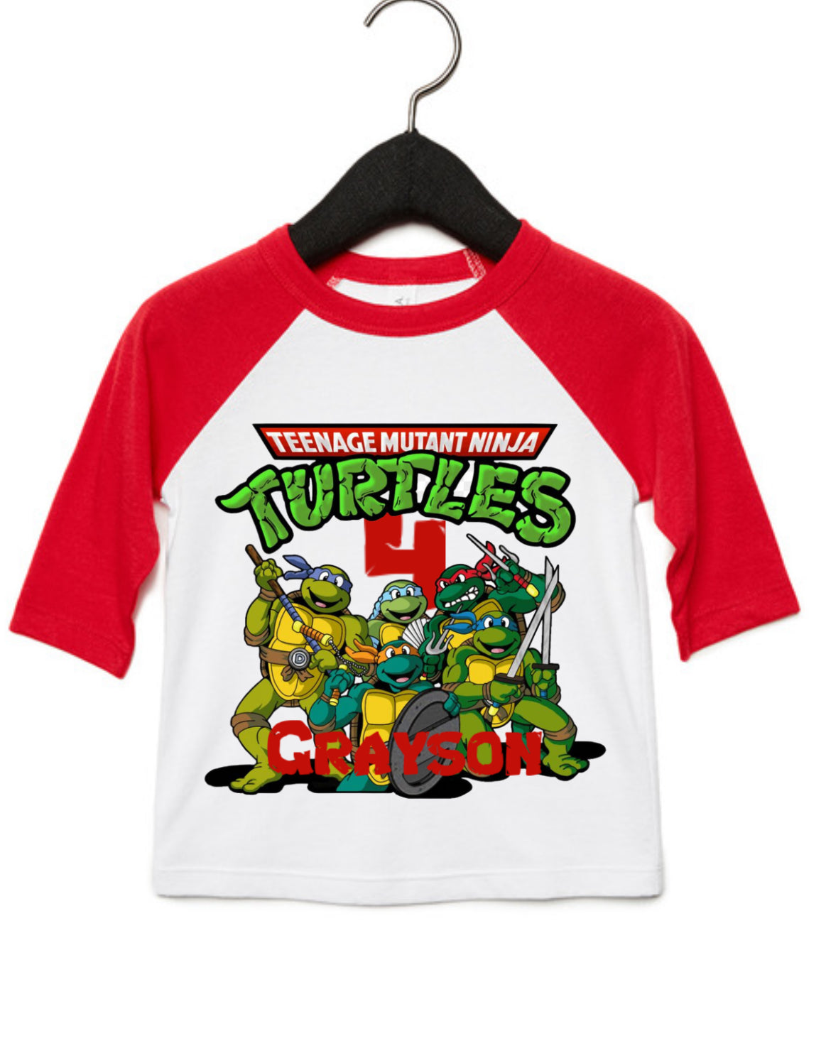 Custom ninja turtle Birthday Shirt